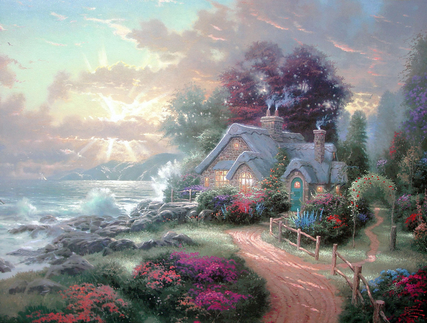 Thomas Kinkade - New Day Dawning