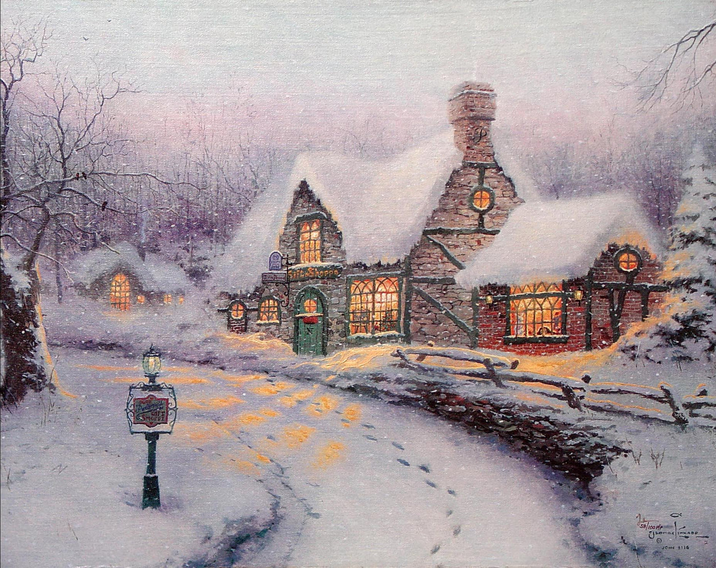 Thomas Kinkade - Old Potterfield Gift Shoppe