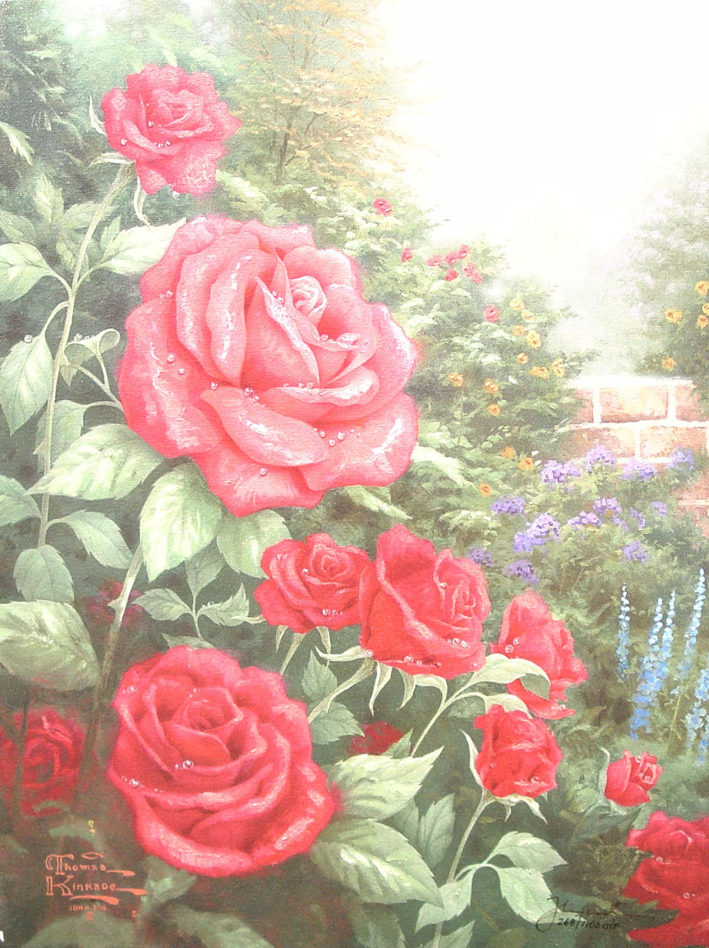 Thomas Kinkade - Perfect Red Rose