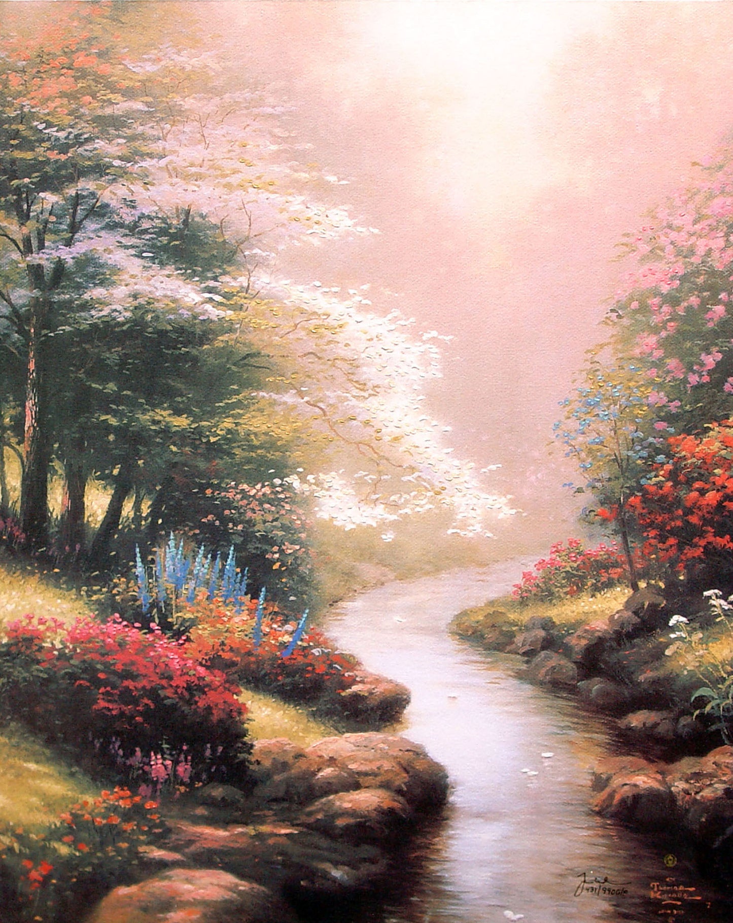 Thomas Kinkade - Petals of Hope