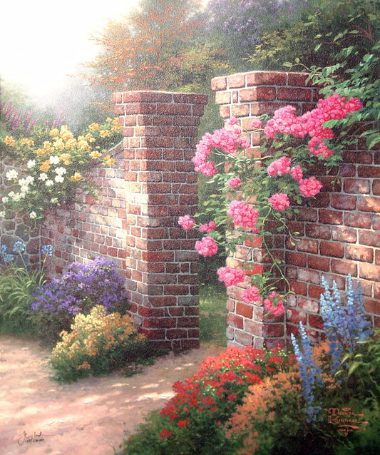 Thomas Kinkade - The Rose Garden