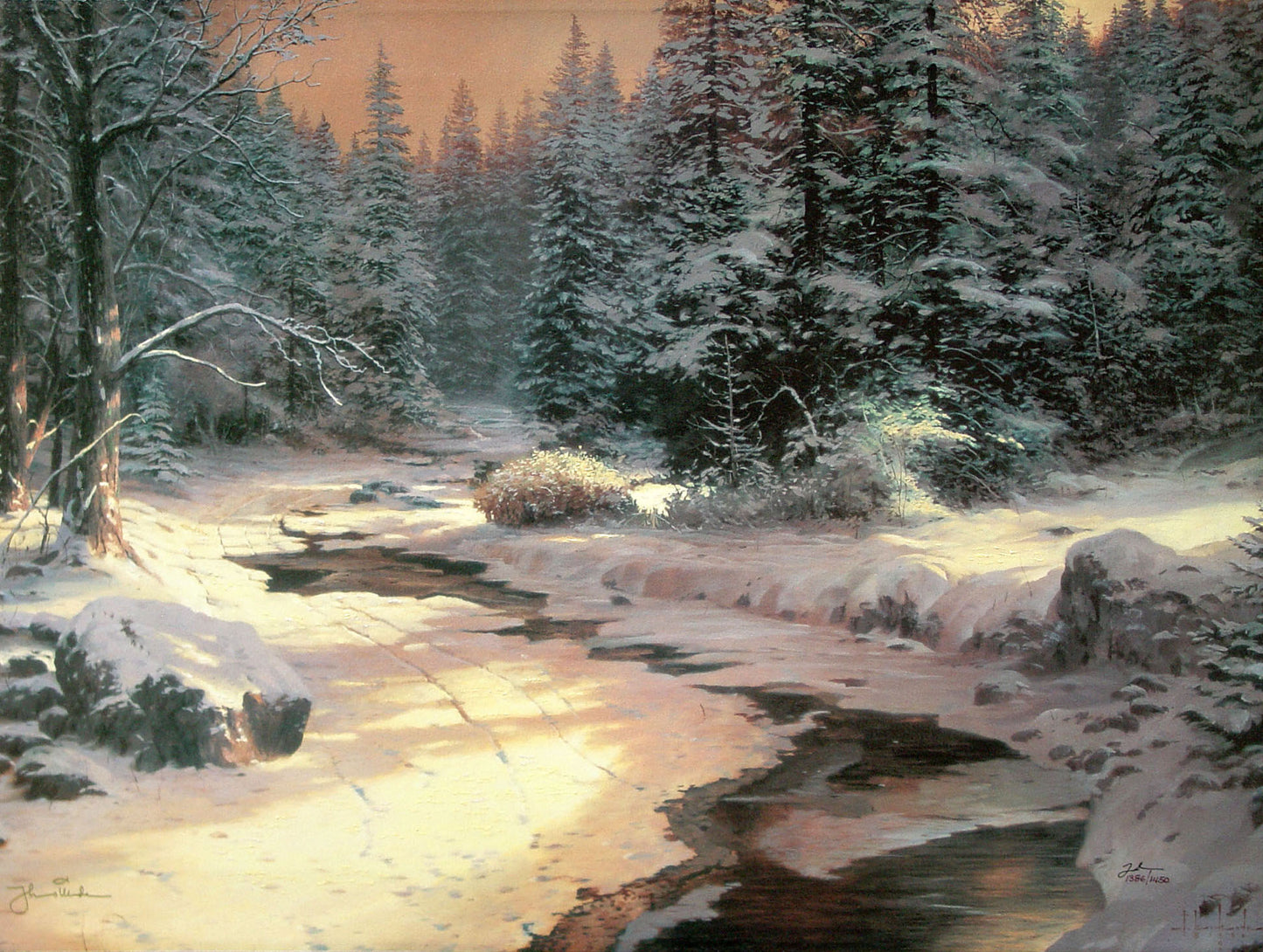 Thomas Kinkade - Winter's End
