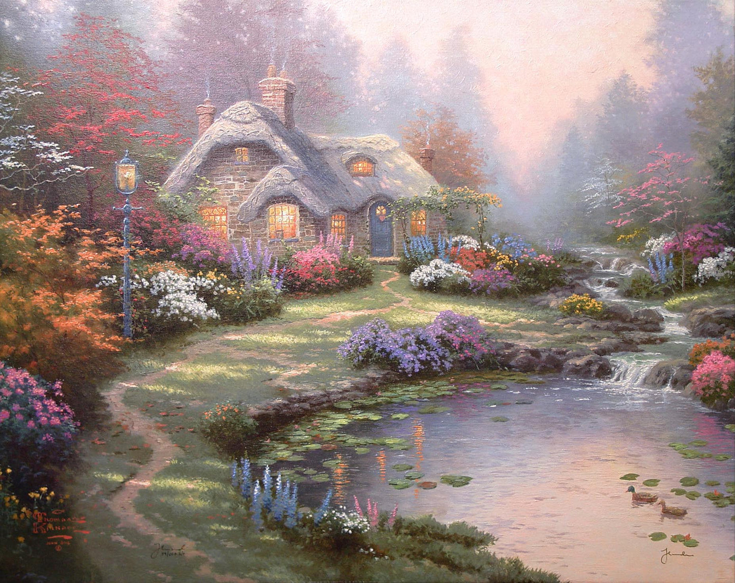 Thomas Kinkade - Everett's Cottage