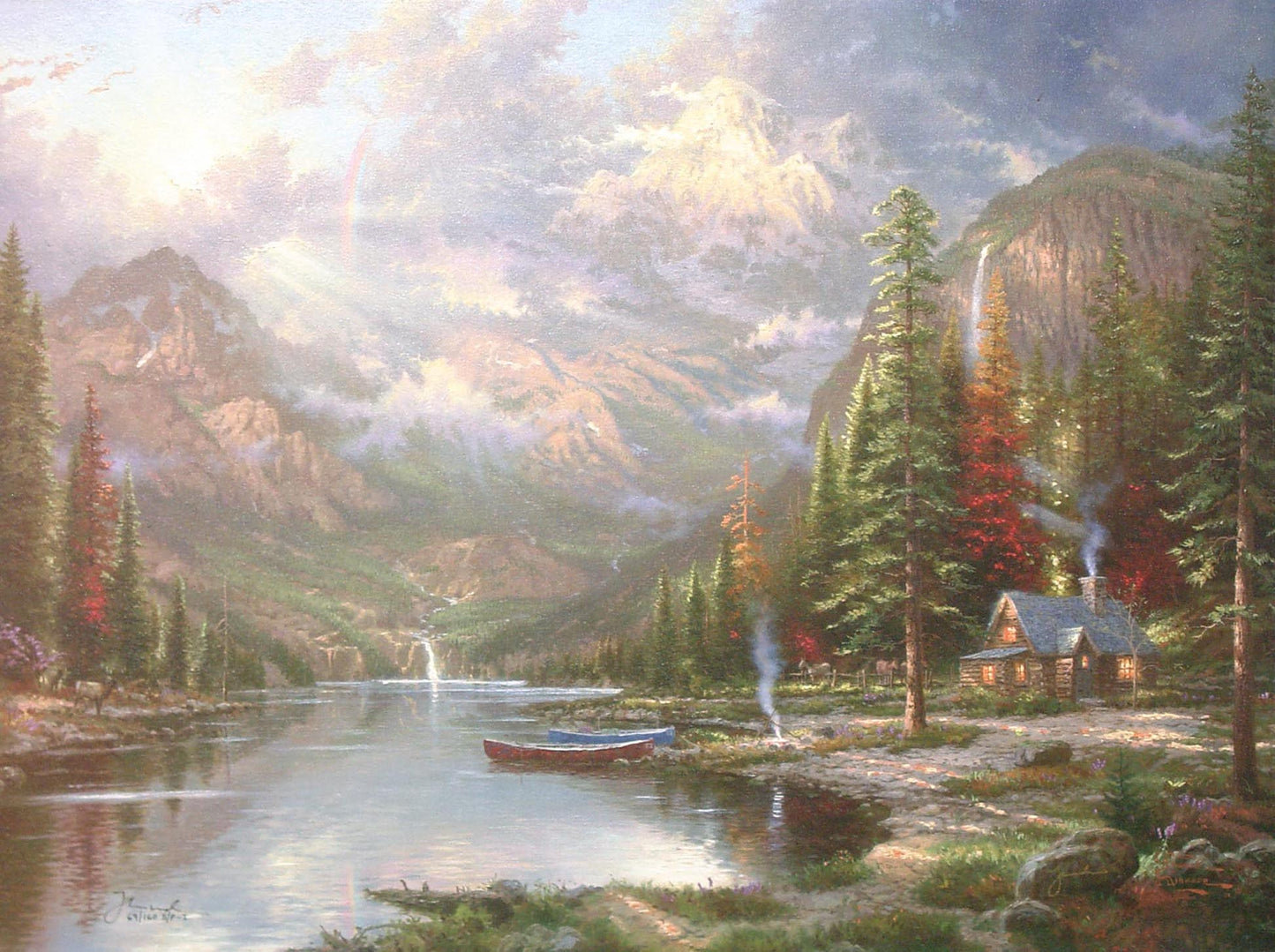 Thomas Kinkade - Mountain Majesty