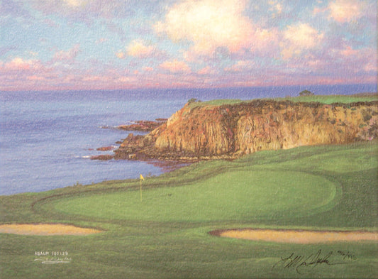 Larry Dyke - The 8th at Pebble Beach