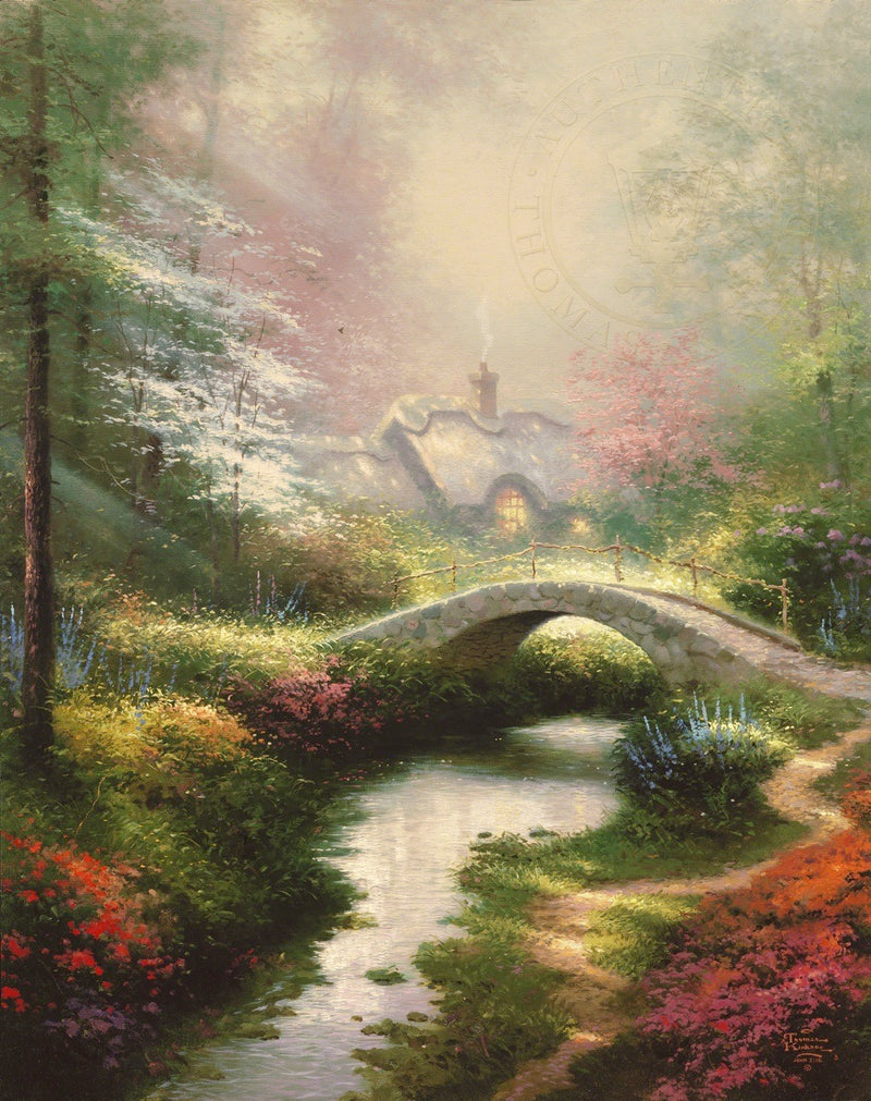 Thomas Kinkade - Brookeside Hideway