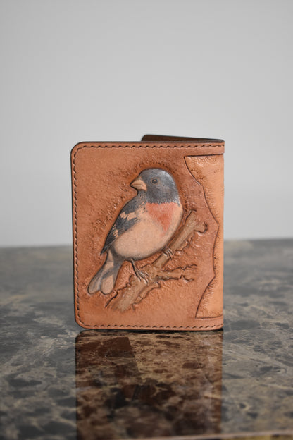 Sparrow Handcrafted Leather Card Holder