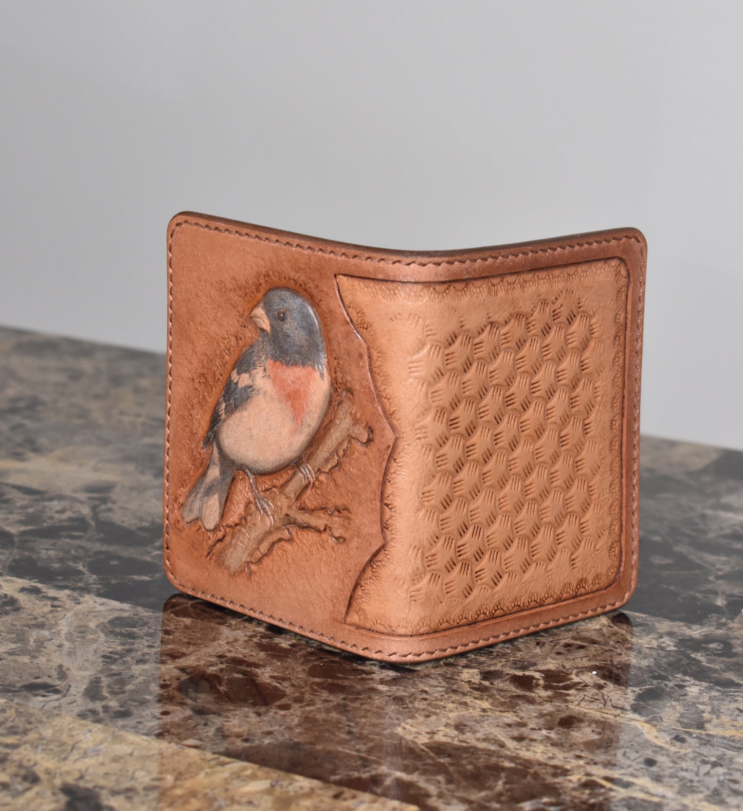 Sparrow Handcrafted Leather Card Holder