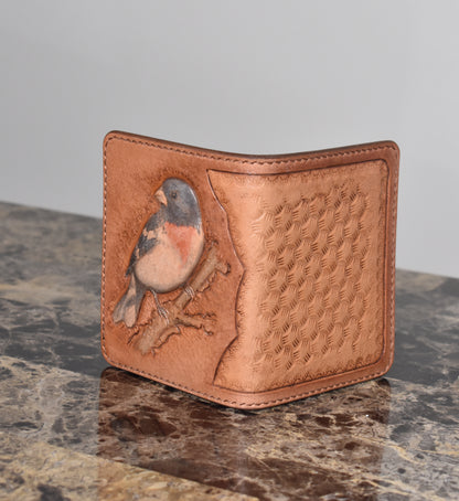 Sparrow Handcrafted Leather Card Holder
