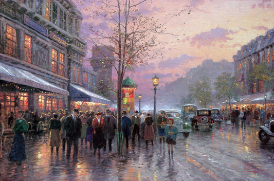 Thomas Kinkade - Boulevard Light, Paris