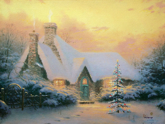 Thomas Kinkade - Christmas Tree Cottage