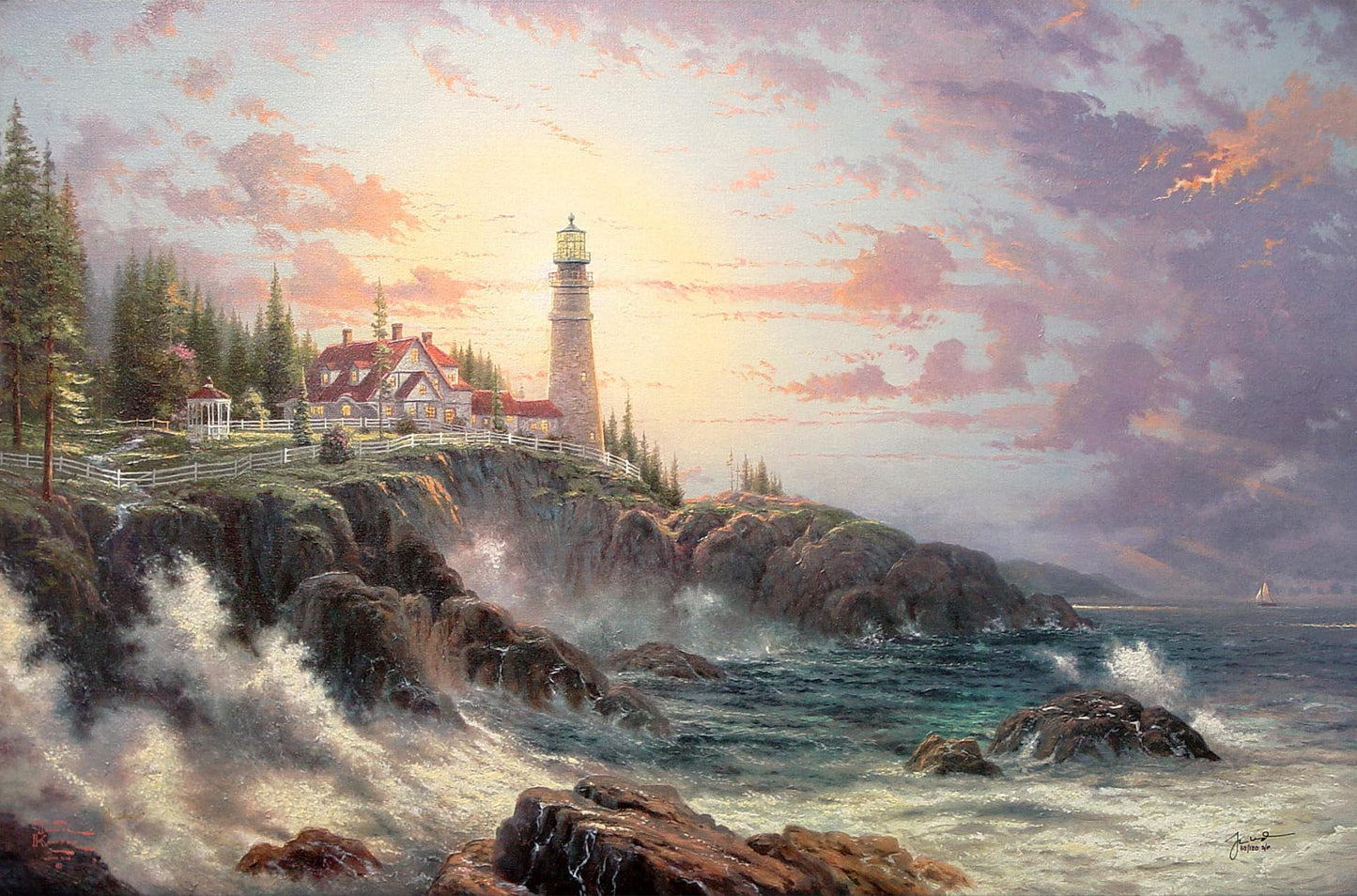 Thomas Kinkade - Clearing the Storms