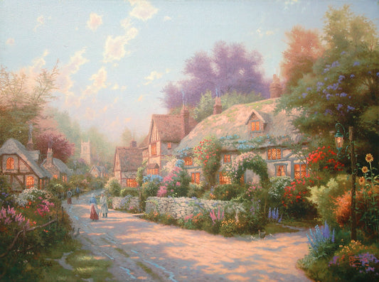 Thomas Kinkade - Cobblestone Village