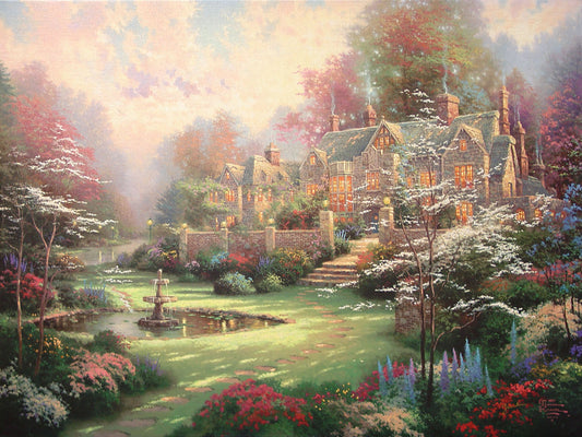 Thomas Kinkade - Gardens Beyond Spring Gate