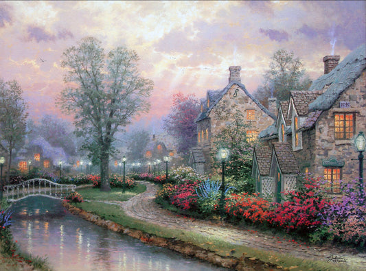 Thomas Kinkade - Lamplight Lane