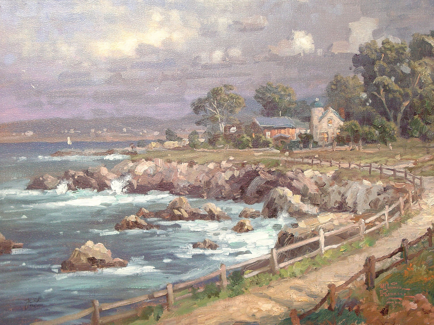 Thomas Kinkade - Seaside Village