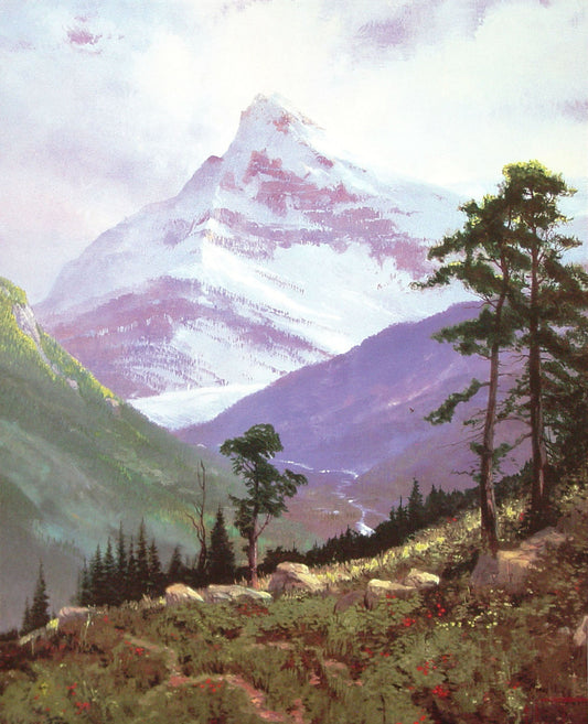 Thomas Kinkade - Spring in the Alps