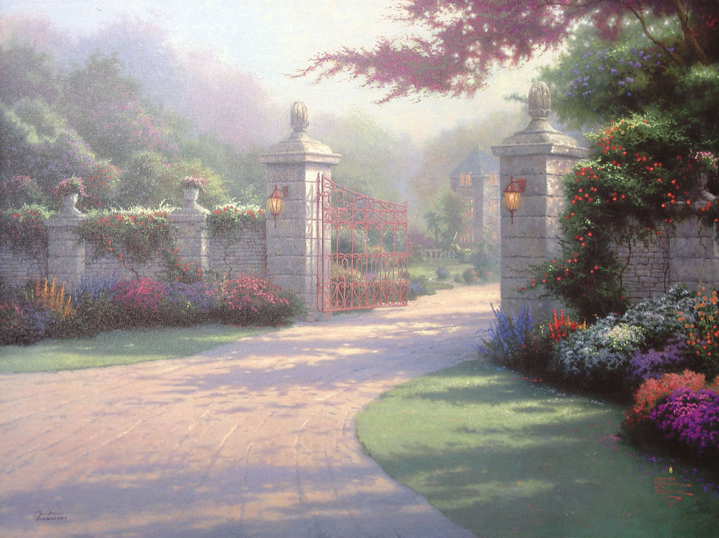 Thomas Kinkade - Summer Gate