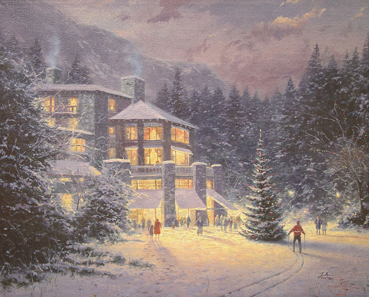 Thomas Kinkade - Christmas at the Ahwahnee