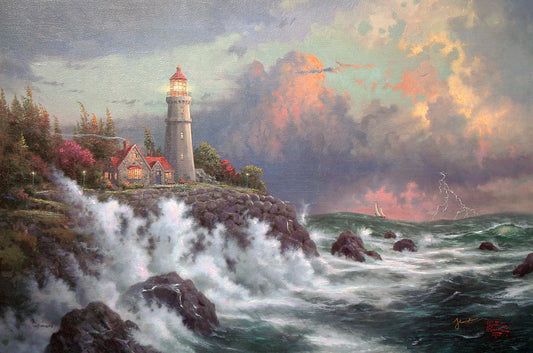 Thomas Kinkade - Conquering Storms