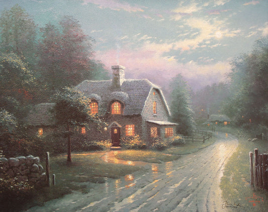 Thomas Kinkade - Moonlight Lane