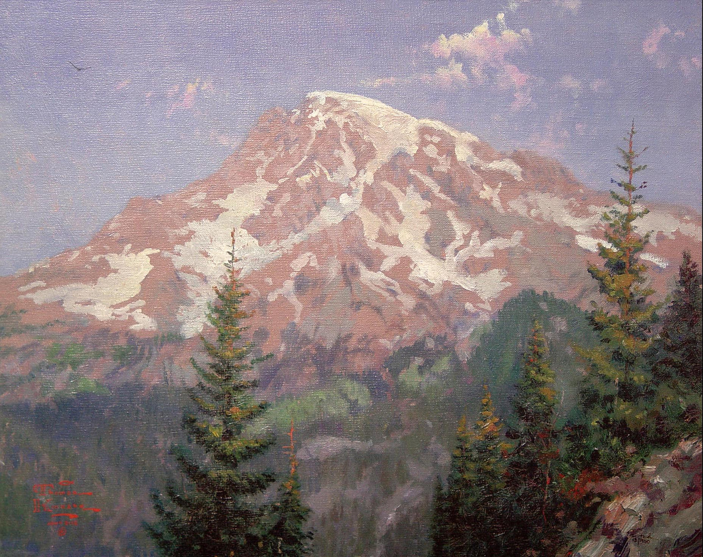 Thomas Kinkade - Mount Rainier