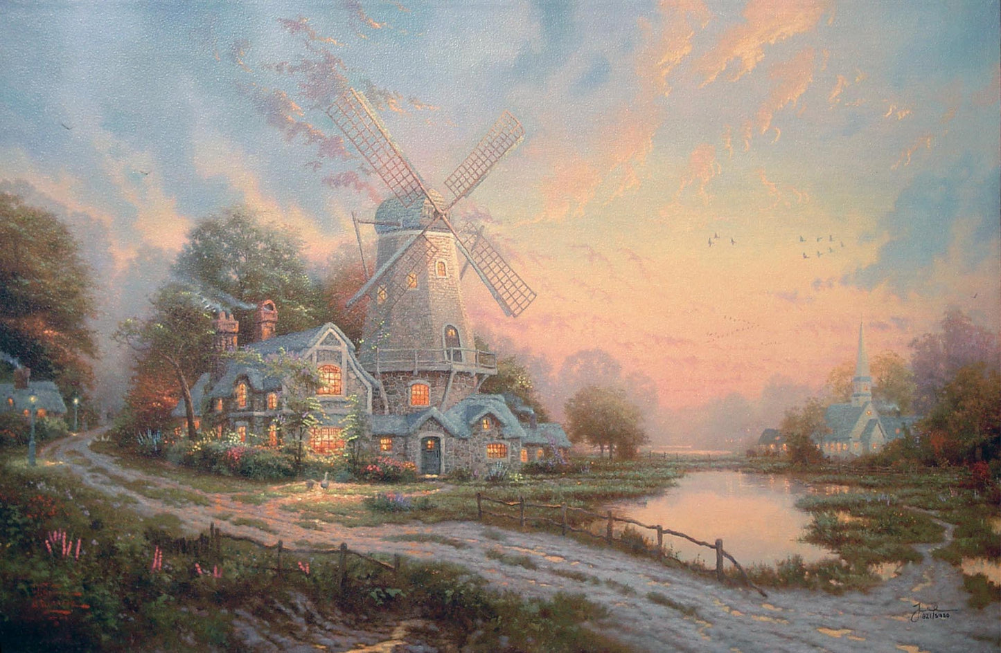 Thomas Kinkade - The Wind of The Spirit