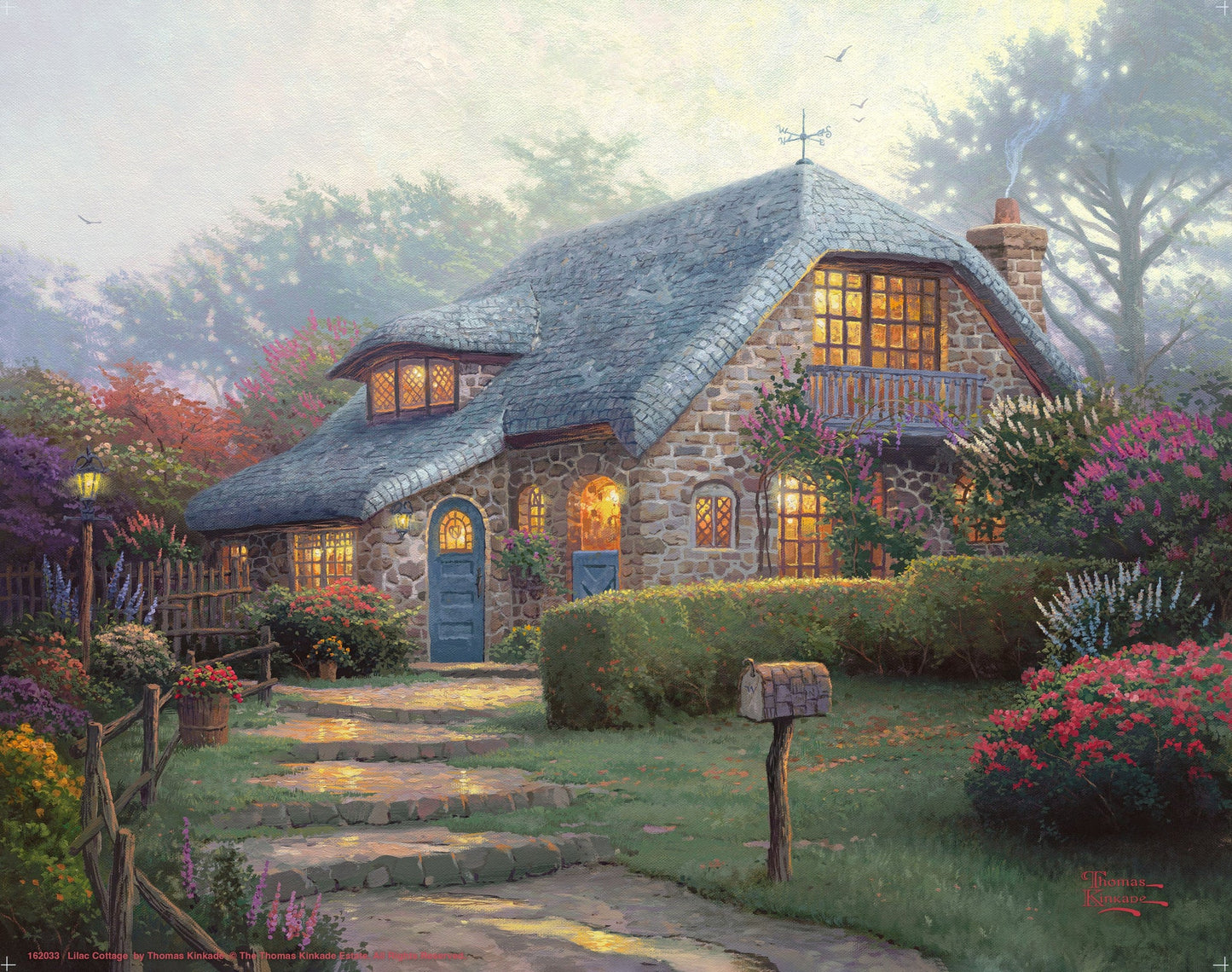 Thomas Kinkade - Lilac Cottage