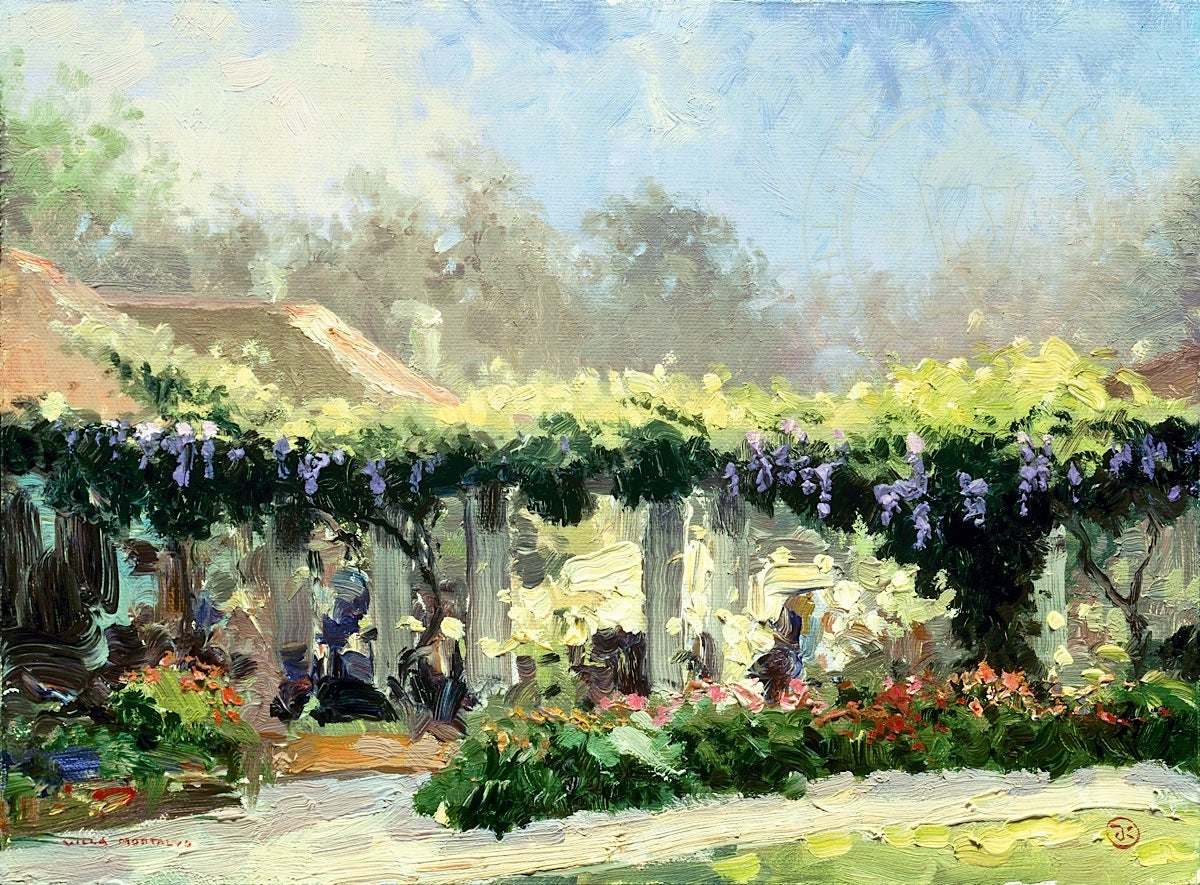 Thomas Kinkade - Wisteria Arbor